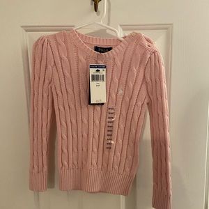 NWT Girls Polo Sweater